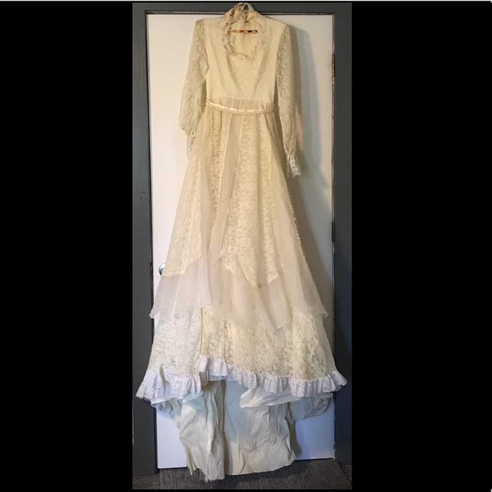 Vintage Handmade Wedding Gown